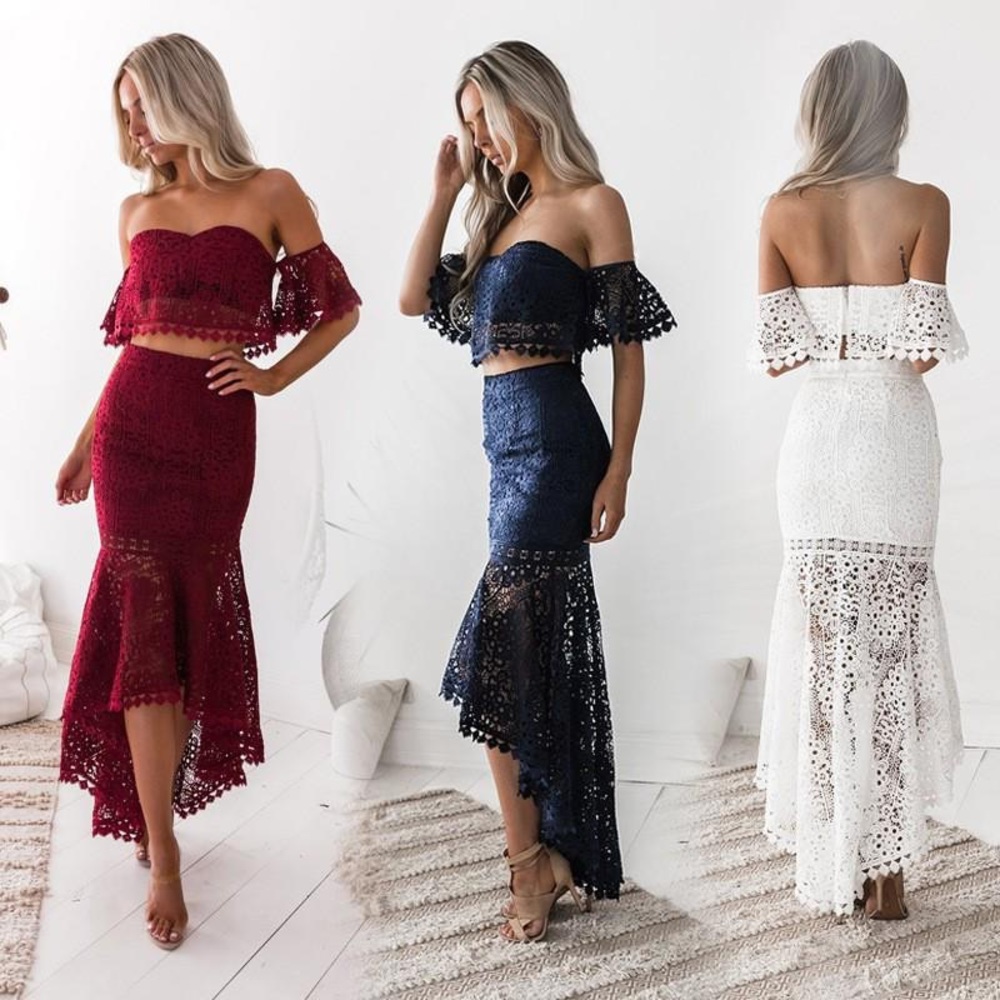 Two piece skirt set I have different colors available & all sizes.